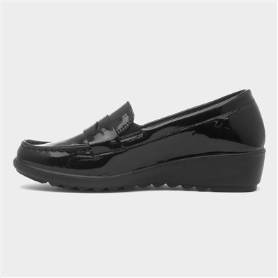 Fiona Womens Black Loafer