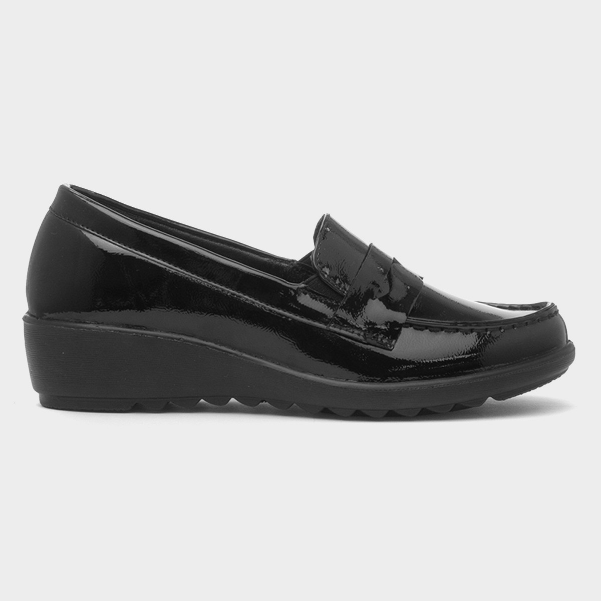 Fiona Womens Black Loafer