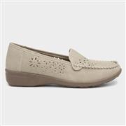 Softlites Womens Beige Casual Loafer Shoe (Click For Details)