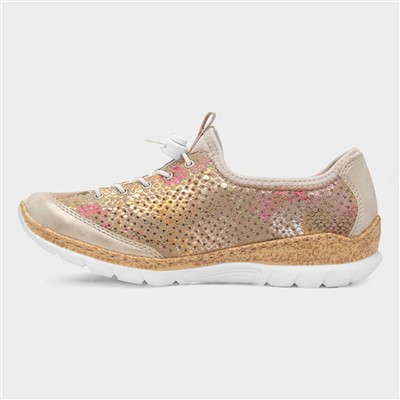 Antistress Womens Gold Casual Shoe