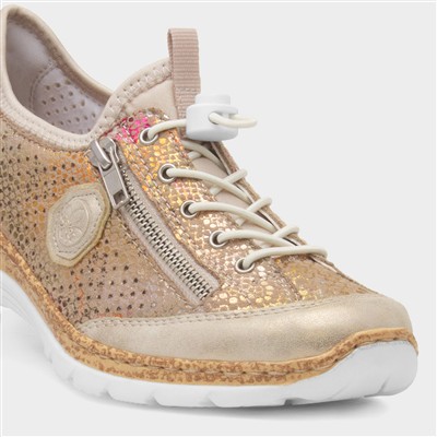 Antistress Womens Gold Casual Shoe