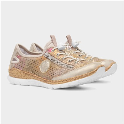 Antistress Womens Gold Casual Shoe