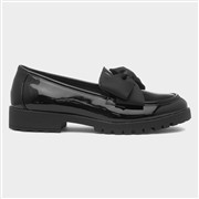 Cushion Walk Hanoi Womens Black Patent Bow Loafer (Click For Details)