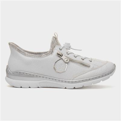 Antistress Womens White Slip On Shoe