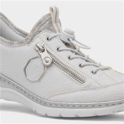 Antistress Womens White Slip On Shoe