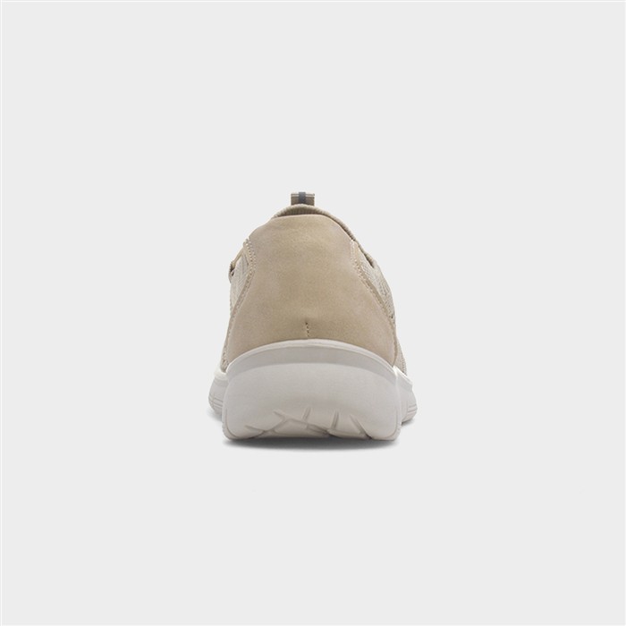 Linda Womens Beige Casual Knit Shoe