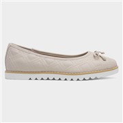 Cushion Walk Kim Womens Beige Ballerina (Click For Details)