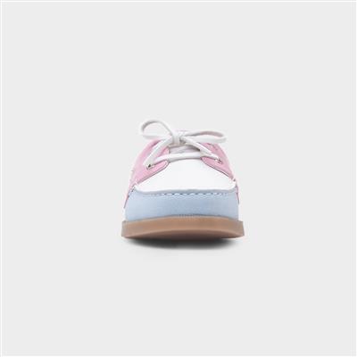 Shelly Womens Multi Pastel Boat Shoe