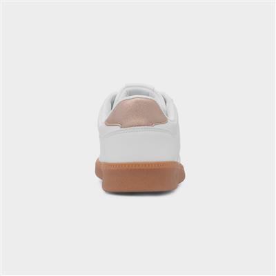 Delapre Womens White Casual Shoe