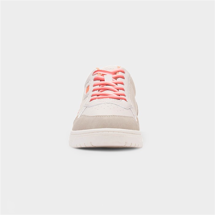 Davina Womens Beige Casual Lace Up Shoe