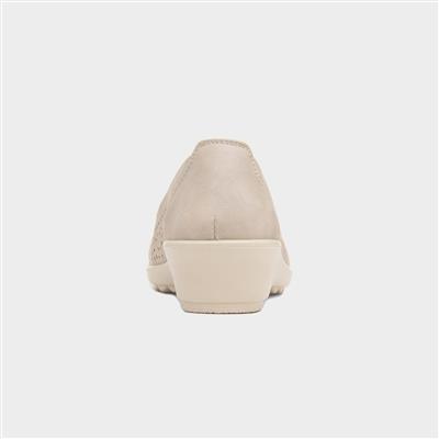 Dion Womens Cream Casual Shoe