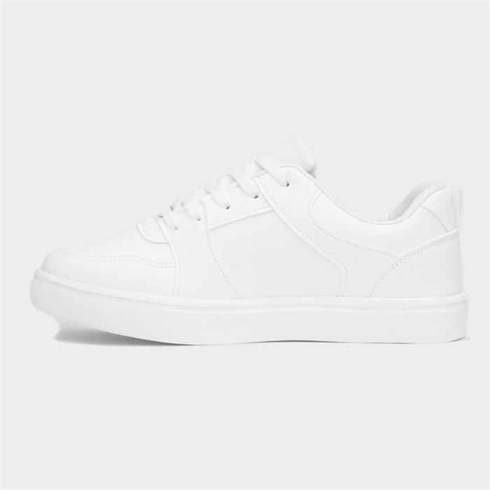 Gravitas Womens White Lace Up Trainer