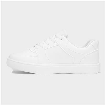 Gravitas Womens White Lace Up Trainer