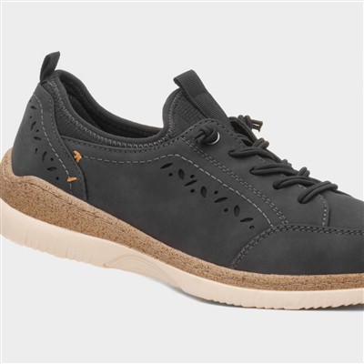 Jackie Womens Navy Vegan Shoe