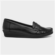 Softlites Delia Womens Black Moccasin Loafer Shoe (Click For Details)