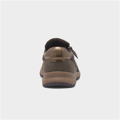 Carly Womens Khaki Casual Shoe