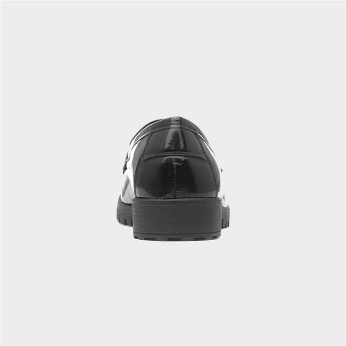 Rosie Womens Black Patent Loafer