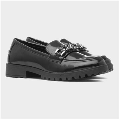 Ruby Womens Black Patent Loafer
