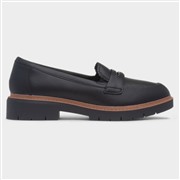 Clarks Westland Glow Womens Black Leather Loafer (Click For Details)