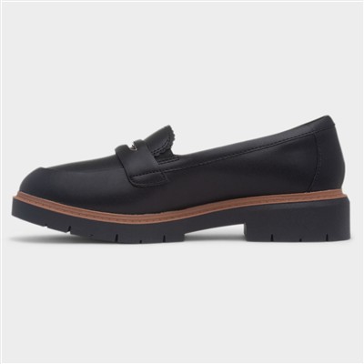 Westland Glow Womens Black Leather Loafer