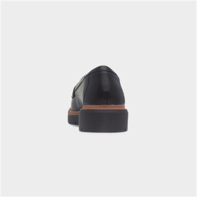 Westland Glow Womens Black Leather Loafer