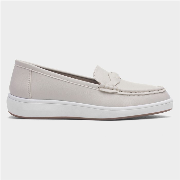 Selina Womens Beige Loafer Shoe