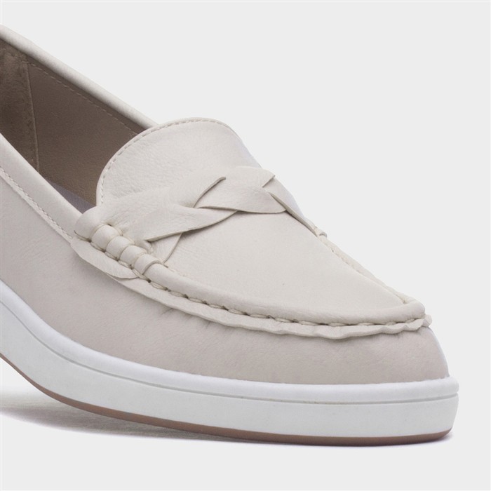 Selina Womens Beige Loafer Shoe