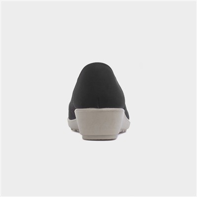 Kate Womens Black Open Toe Shoe