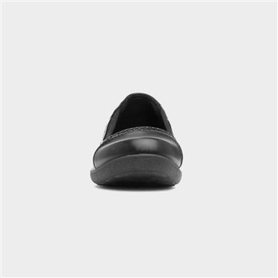 Womens Black Flat Shoe