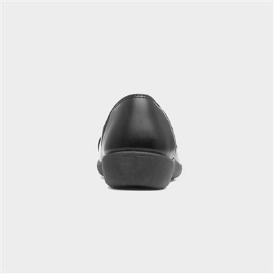 Womens Black Flat Shoe