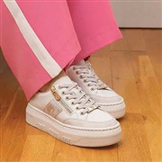 Rieker Essen Womens Beige Leather Lace Up Shoe (Click For Details)