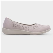 Comfy Steps Darwin Womens Beige Ballerina Shoe (Click For Details)