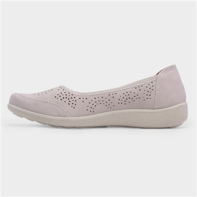 Darwin Womens Beige Ballerina Shoe