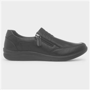 Cushion Walk Tiggy Matte Black Shoe (Click For Details)