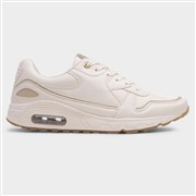 Osaga Draper Womens Beige Lace Up Chunky Shoe (Click For Details)