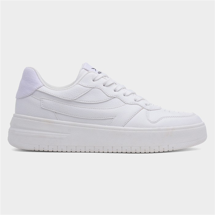 Osaga Women's White Donte Chunky Lace Up Trainer Size 41