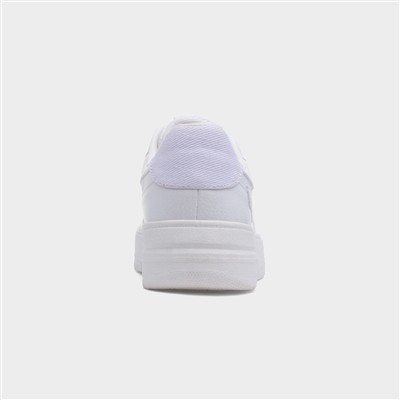 Donte Womens White Chunky Shoe