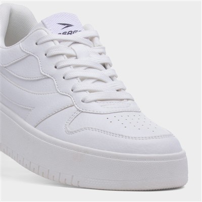 Donte Womens White Chunky Shoe