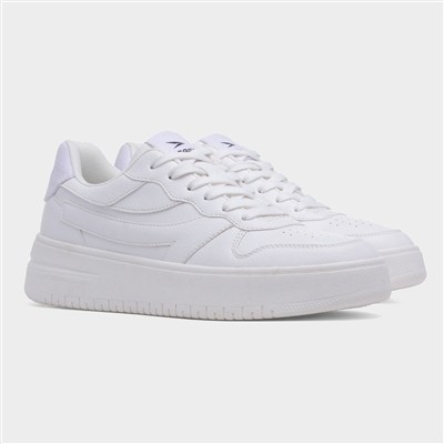 Donte Womens White Chunky Shoe