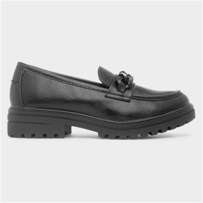 Nagasaki Womens Black Matt Loafer