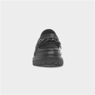 Nagasaki Womens Black Matt Loafer