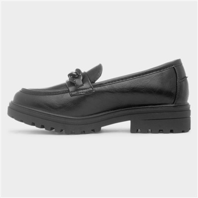 Nagasaki Womens Black Matt Loafer