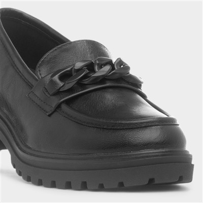 Nagasaki Womens Black Matt Loafer