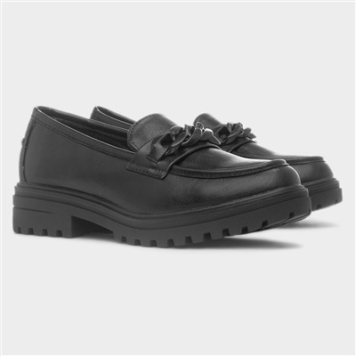 Nagasaki Womens Black Matt Loafer
