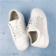 Lilley & Skinner Faro Womens White Leather Shoe (Click For Details)