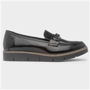 Cushion Walk Saga Black Womens Patent Loafer (Click For Details)