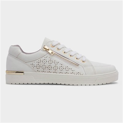 Alicia Womens Off White Shoe