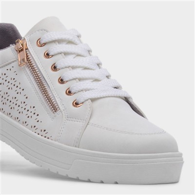 Alicia Womens White Shoe