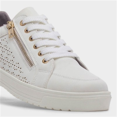 Alicia Womens Off White Shoe