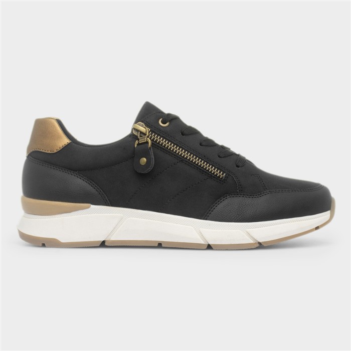 Lugano Womens Black Casual Shoe